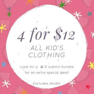 🐰 kids clothing sale! 🐰